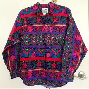 Wrangler colorful western shirt